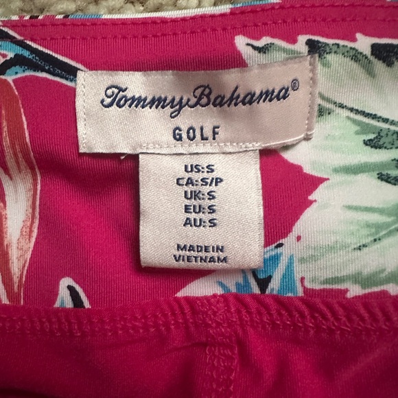 NWT Tommy Bahama Active Magenta Flora Golf Skort sz Small (227 & 245) - Picture 2 of 16